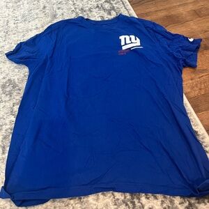 NY Giants Nike Blue Short Sleeve Tee